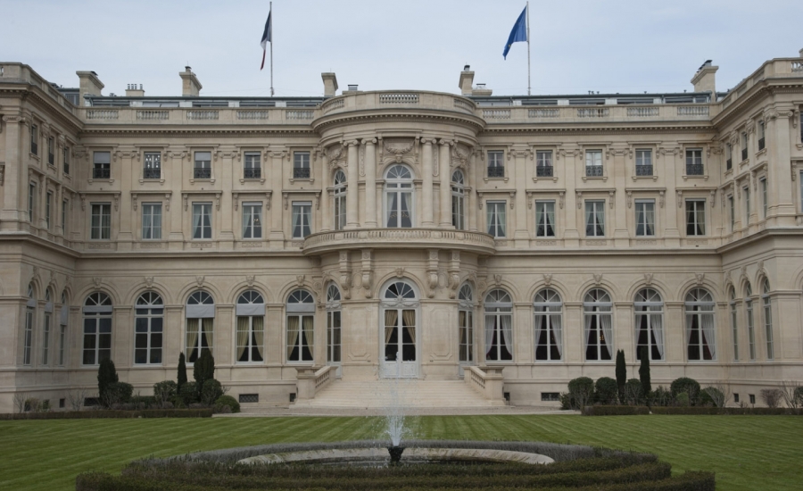 2017.04.18 Ministère affaires étrangères France Paris facade-jardin-rapproche