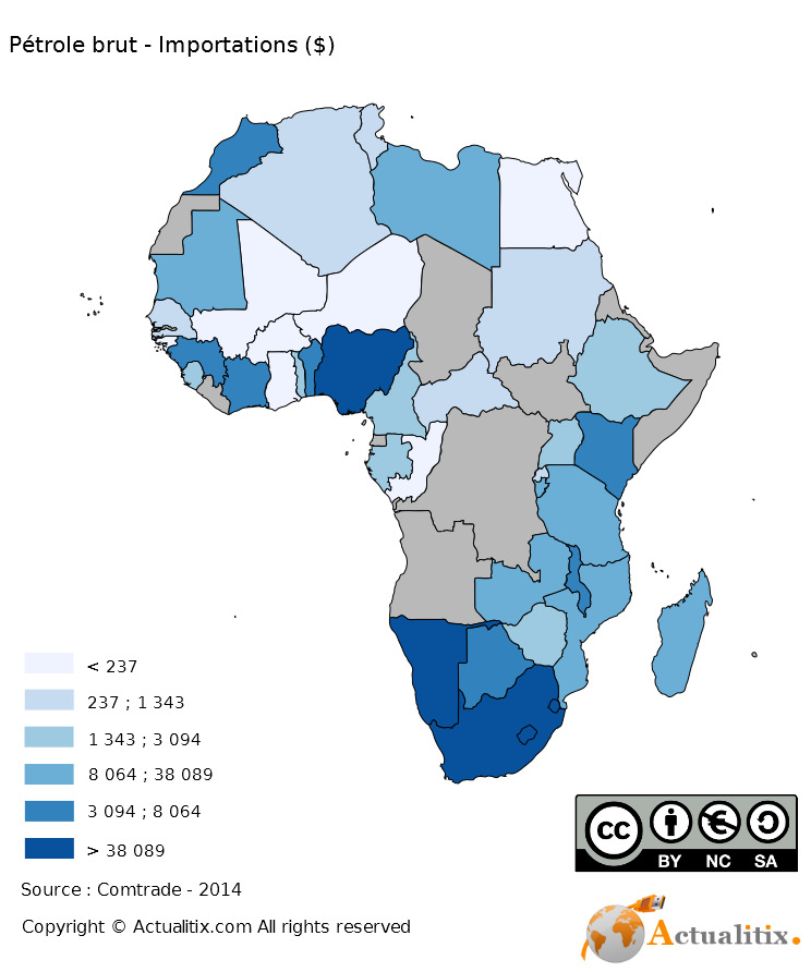 Производители нефти в африке