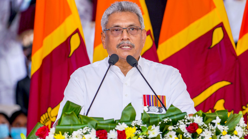 le Président du Sri Lanka Gotabaya Rajapaksa 1