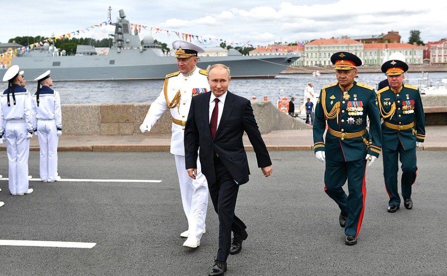 RUSSIE 24 XX 47 Parade navale principale - 25 juillet 2021 - 12H10